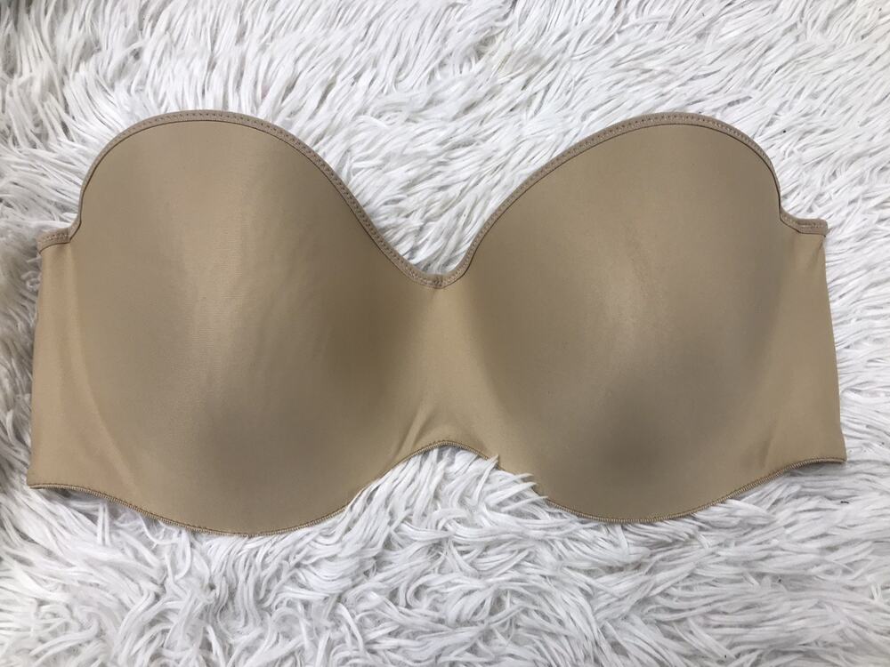 PLUS Maidenform Self Expressions Strapless Convertible Bra 40D Nude Style 08928